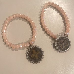 New! ‘Keep it Gypsy’ Bracelet with Upcycled Louis Vuitton purse (price for one)